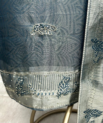 Tissue Unstitched Suit Set Featuring Tissue Dupatta