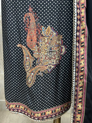 Digitally Printed Muslin Unstitched Suit Set