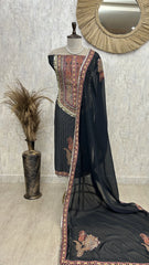 Digitally Printed Muslin Unstitched Suit Set