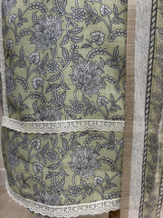 Digital Printed Cotton Unstitched Suit Set