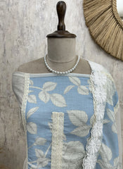 Printed Cotton Unstitched Suit Set