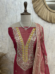 Traditional tissue unstitched suit set