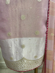 Graceful Tissue Unstitched suit set