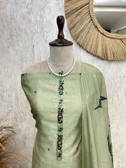 Floral Dream Tissue Unstitched suit