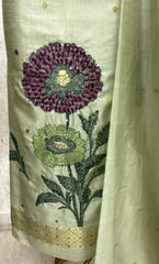 Floral Dream Tissue Unstitched suit