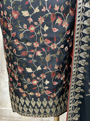 Opada silk embroidered unstitched suit