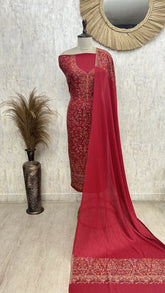 Kashmiri Pashmina Unstitched Suit