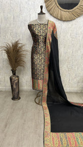 Luxurious silk unstitched suit