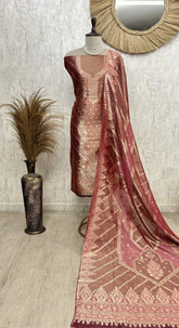 Fine Silk Luxury Unstitched Suit