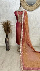 Gleam Tissue Unstitched Suit