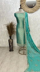 Festive Elegance Unstiched Suit