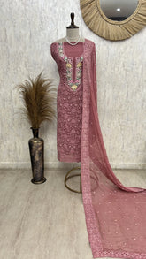 Graceful Lucknowis Unstiched Suit