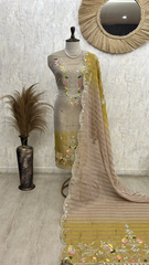 Soft Bloom Grace Unstiched Suit