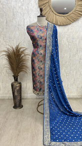 Heritage Motifs Unstiched Suit