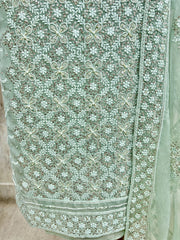 Pastel Embroidered Grace Unstiched Suit