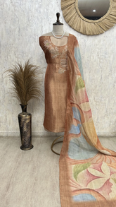 Azure Handwork Beauty Unstiched Suit