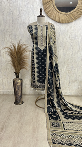 Classic Ethnic Charm Unstiched Suit