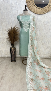 Rustic Wall Elegance Unstiched Suit