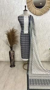 Timeless Tribal Weave Unstiched Suit