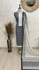 Timeless Tribal Weave Unstiched Suit