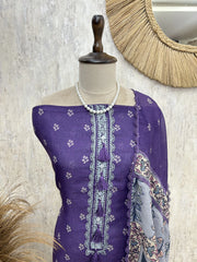 Mystic Village Art Unstitched Suit