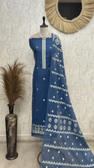 Royal Indigo Grace Unstitched Suit