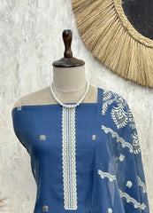 Royal Indigo Grace Unstitched Suit