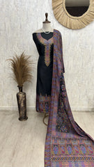 Kani Weaving Cotton Silk Unstitched Suit