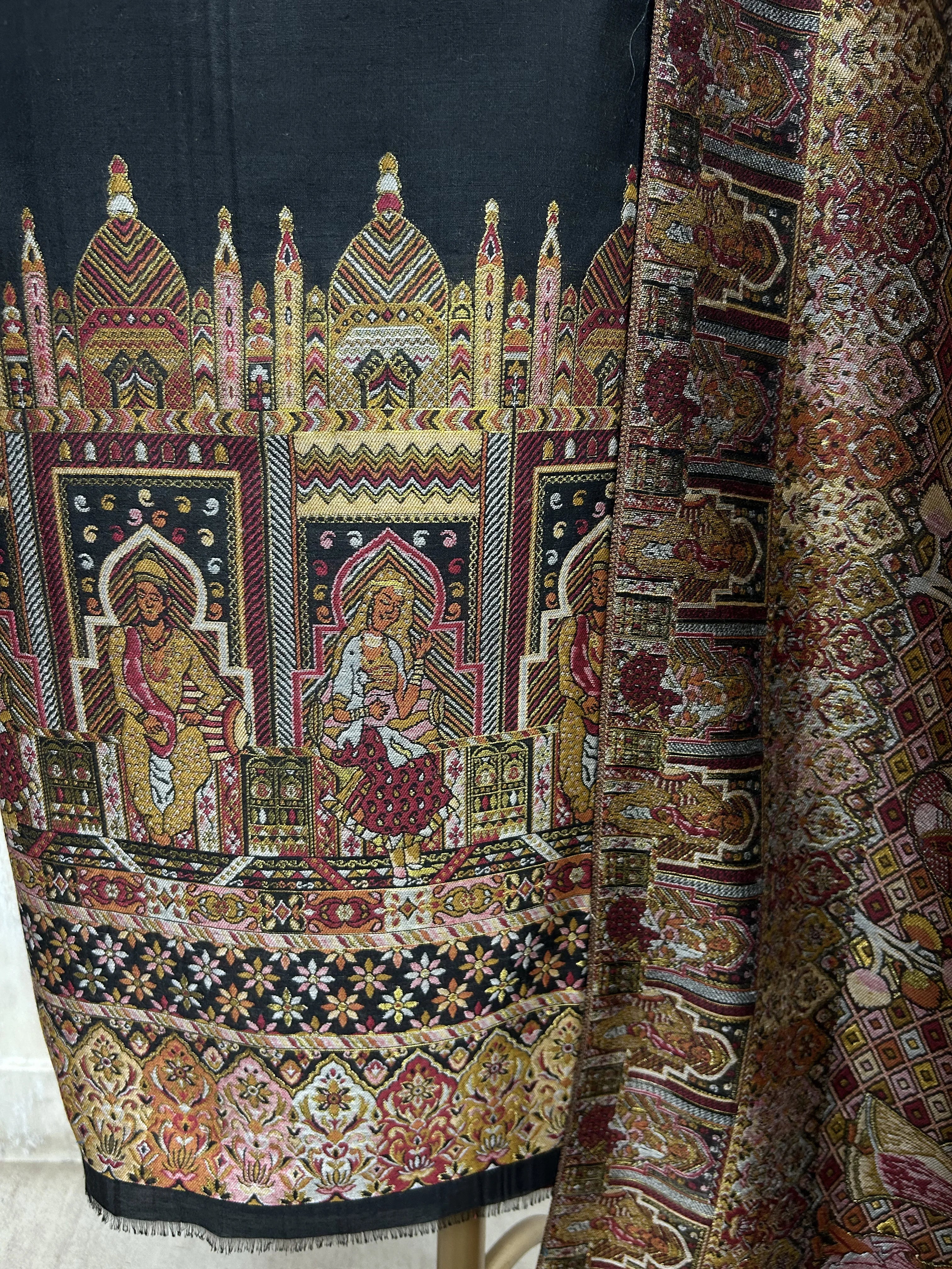 Kani Weaving Cotton Silk Unstitched Suit