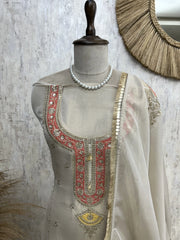 Premium Tissue Unstitched Suit Set