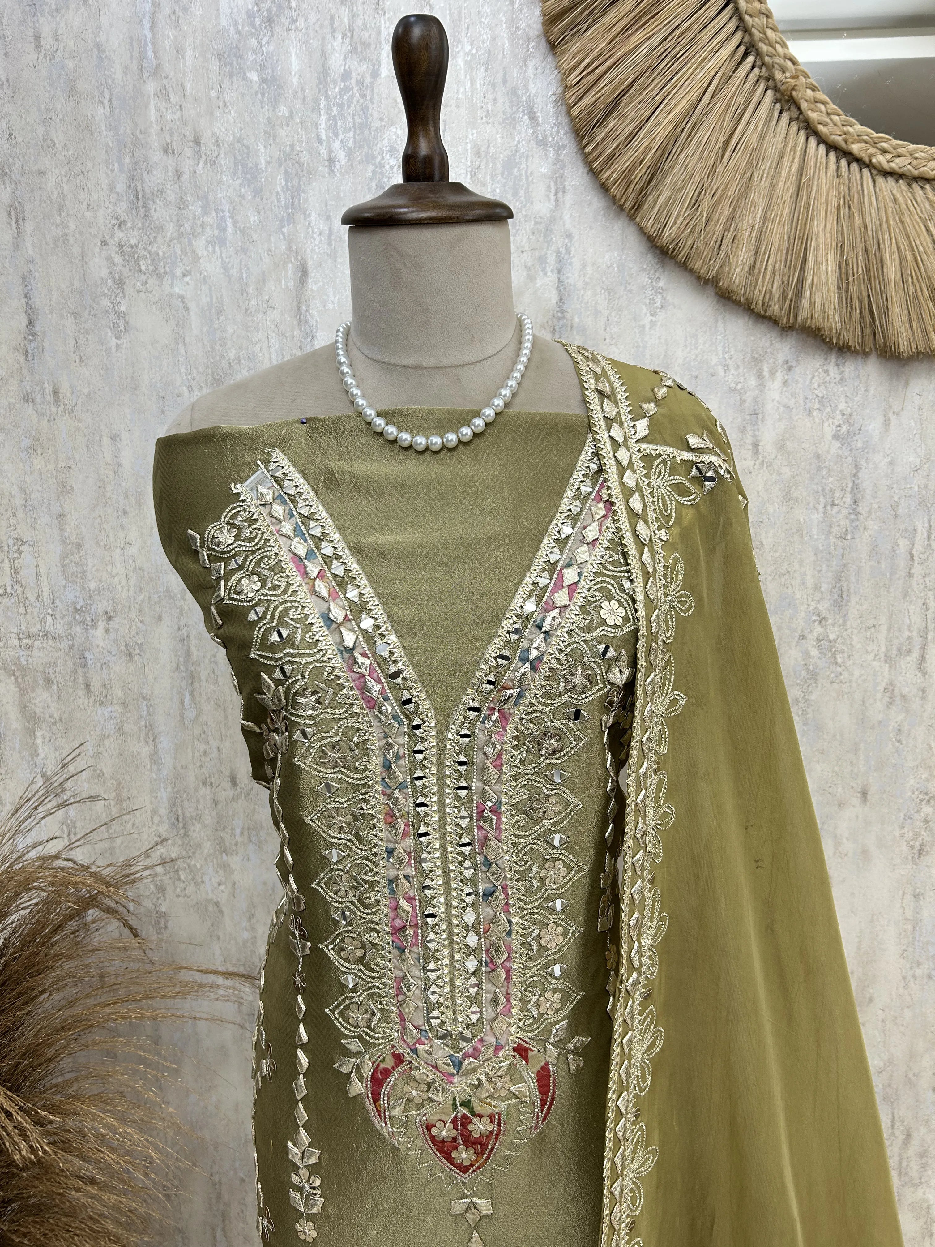 Tissue Unstitched suit set