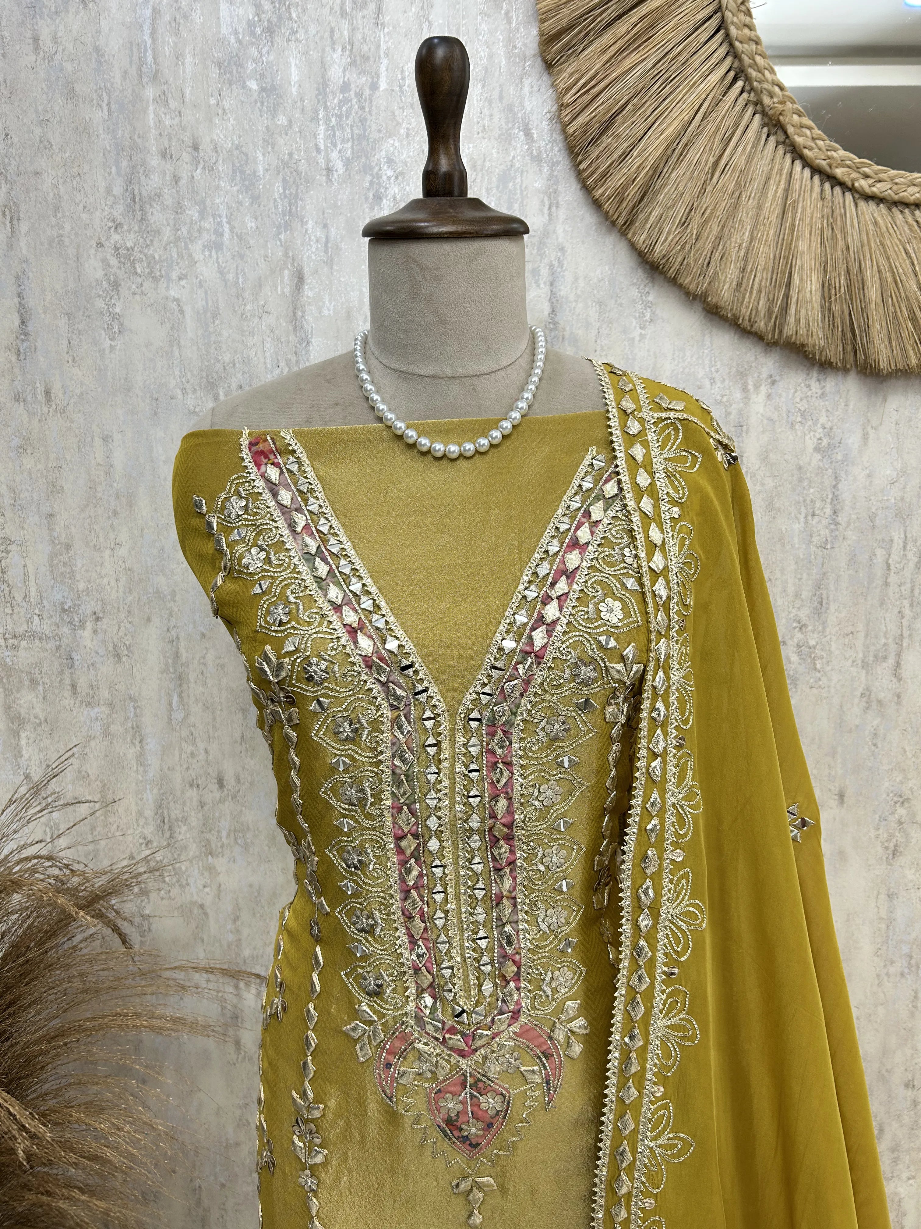 Tissue Unstitched suit set