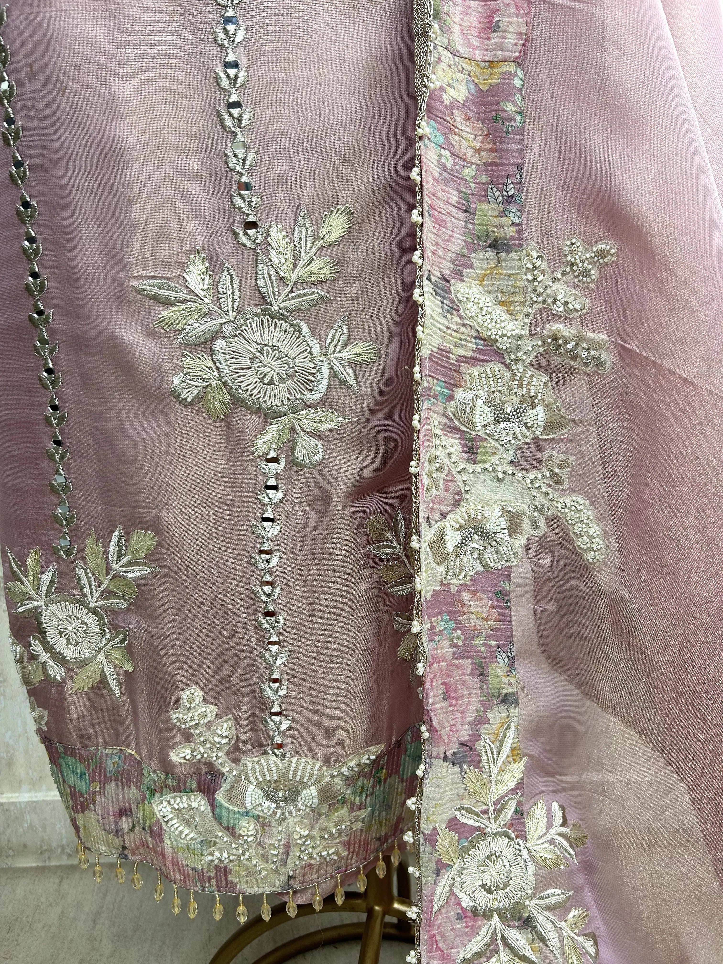 Premium Tissue Unstitched suit set