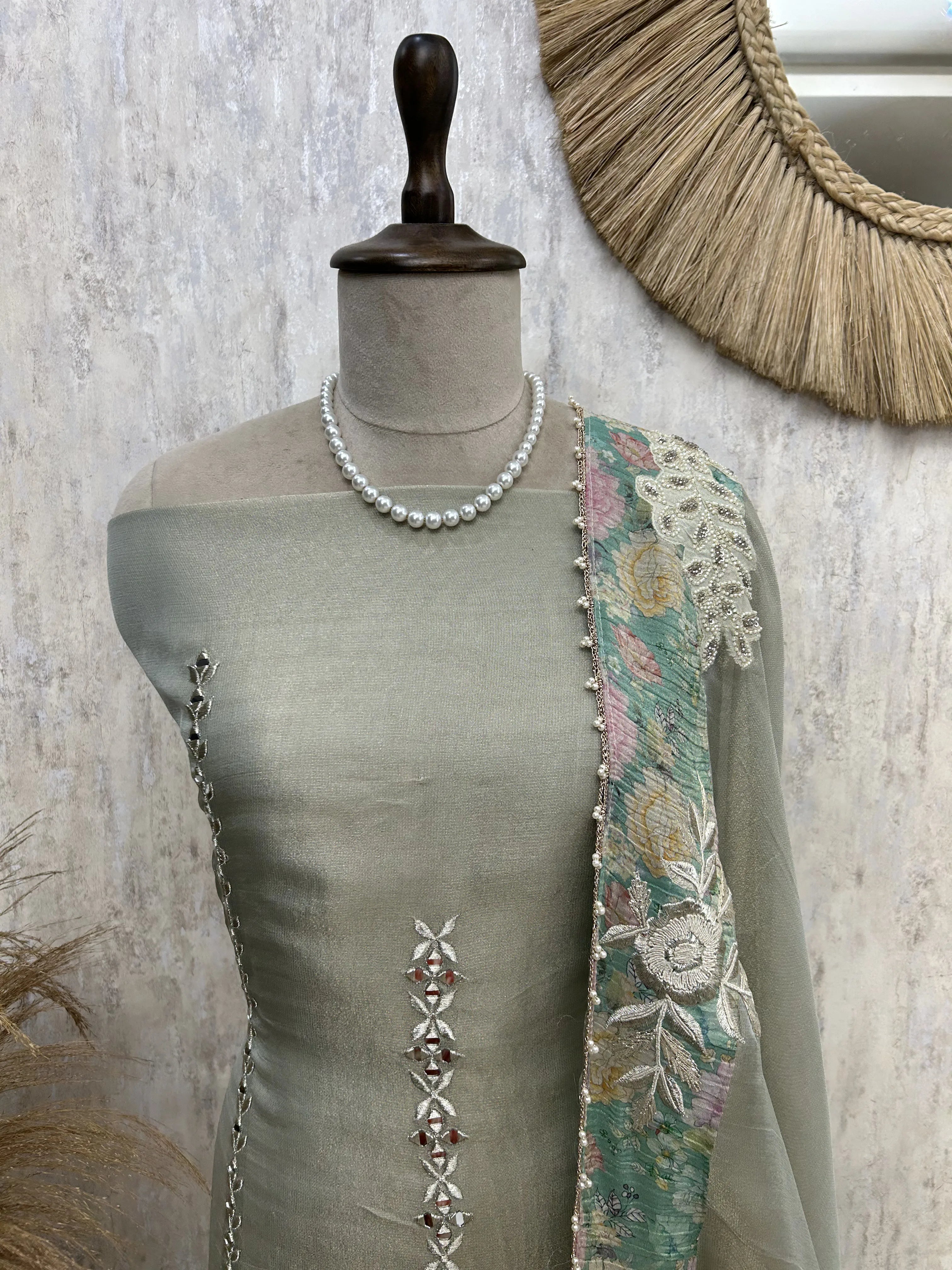 Premium Tissue Unstitched suit set