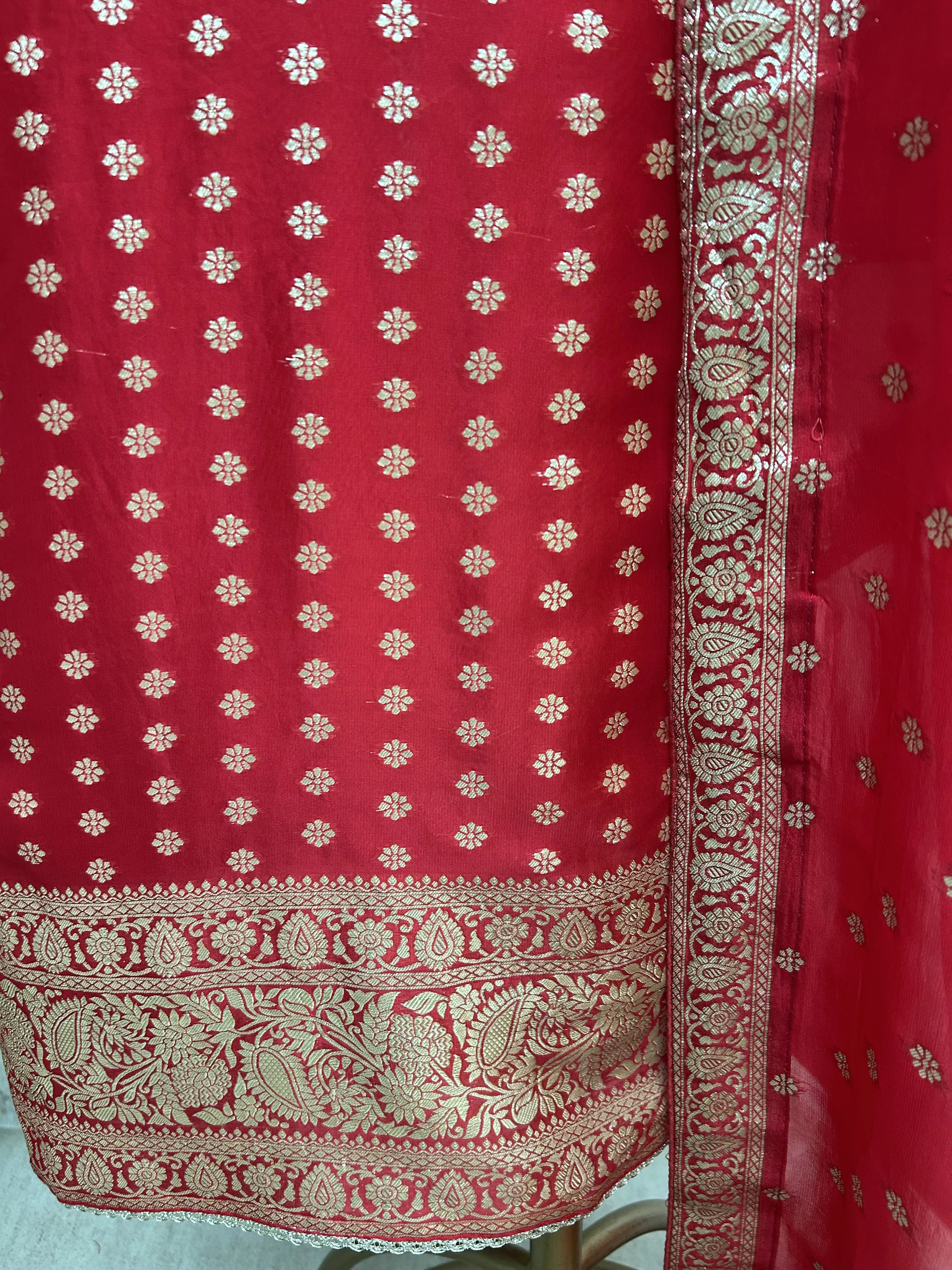 Royal Organza Unstitched suit