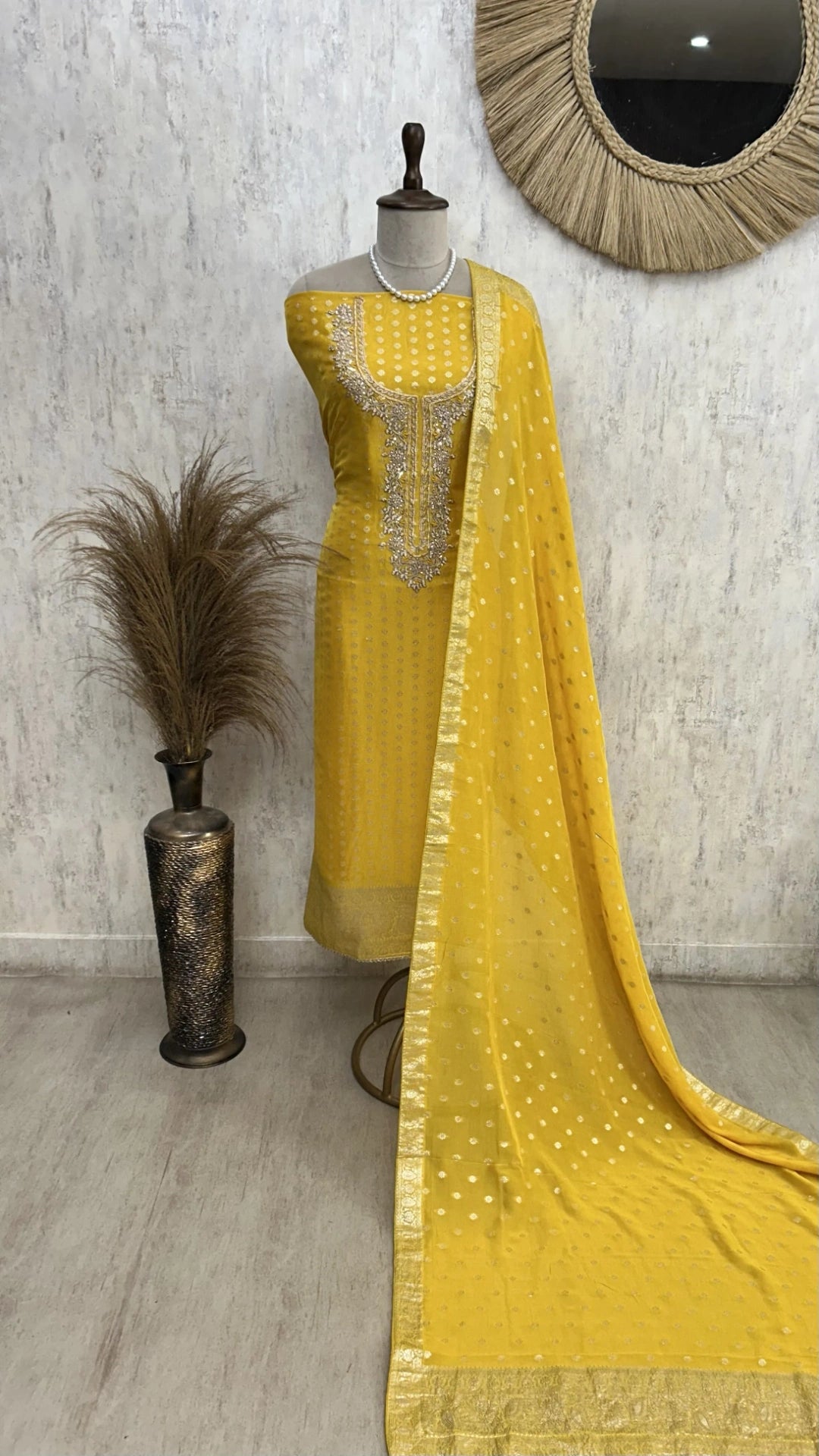 Royal Organza Unstitched suit