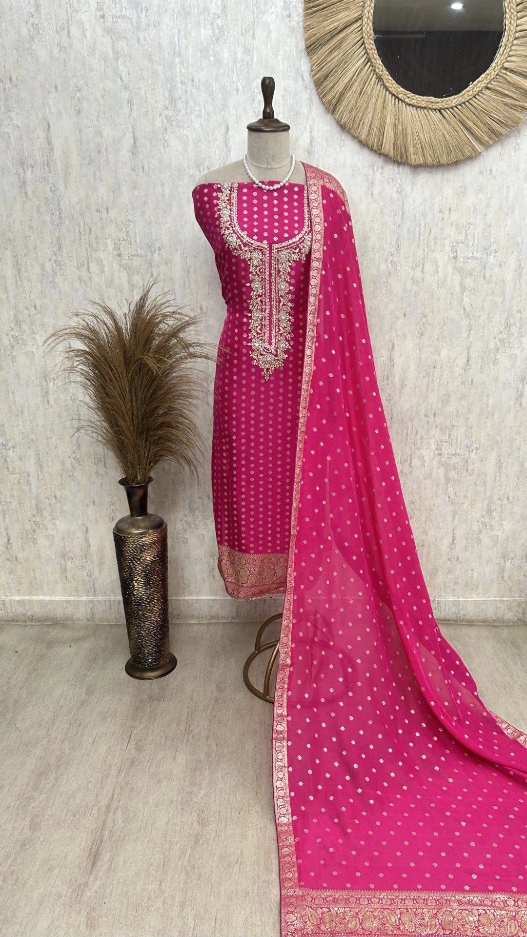 Royal Organza Unstitched suit