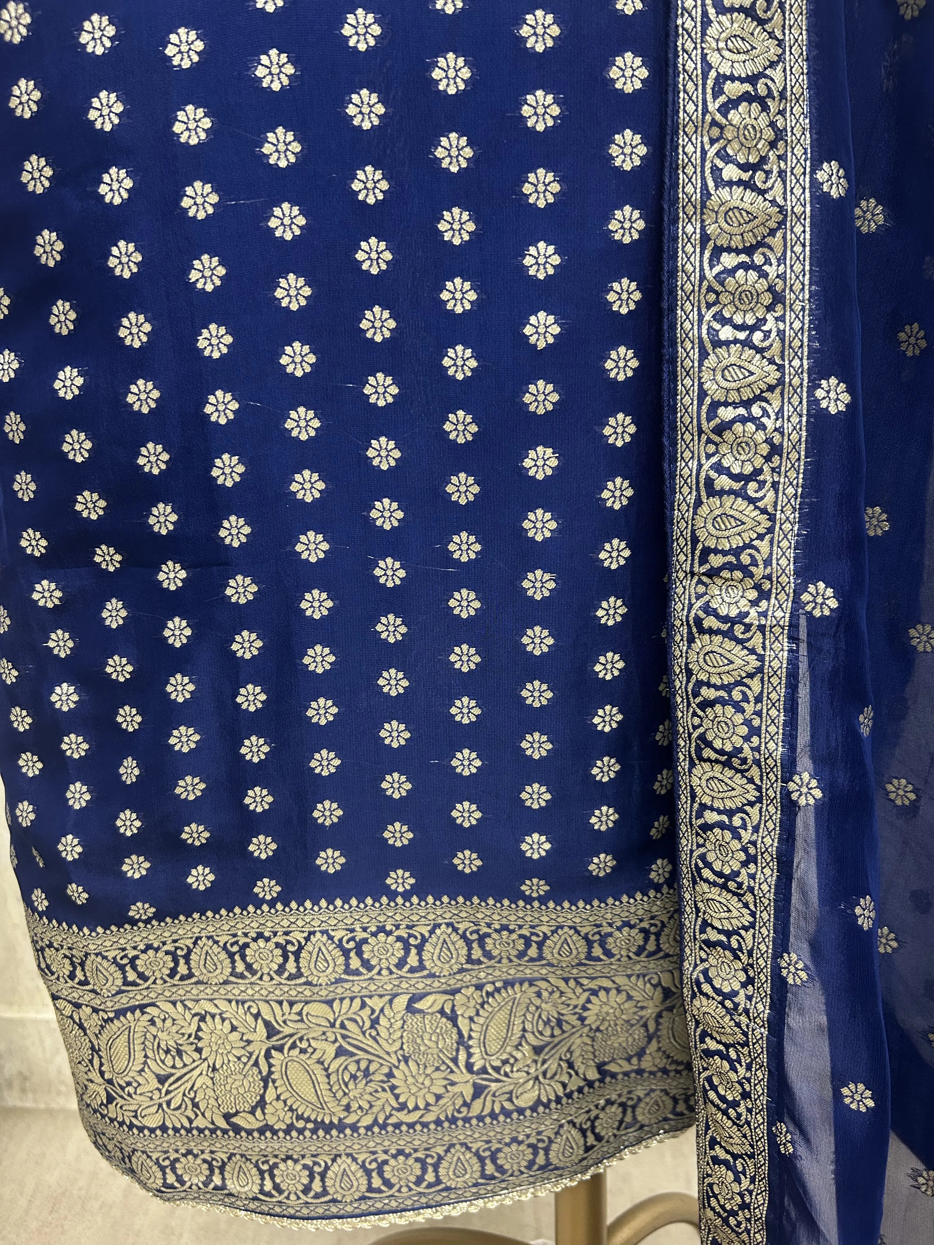 Royal Organza Unstitched suit