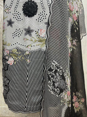 Embroidered Muslin Unstitched Suit Set