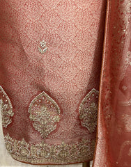 Premium Brocade Silk Unstitched Suit
