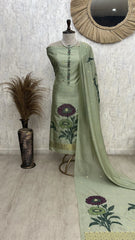 Floral Dream Tissue Unstitched suit