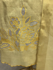 Tissue Linen Unstitched Suit Set