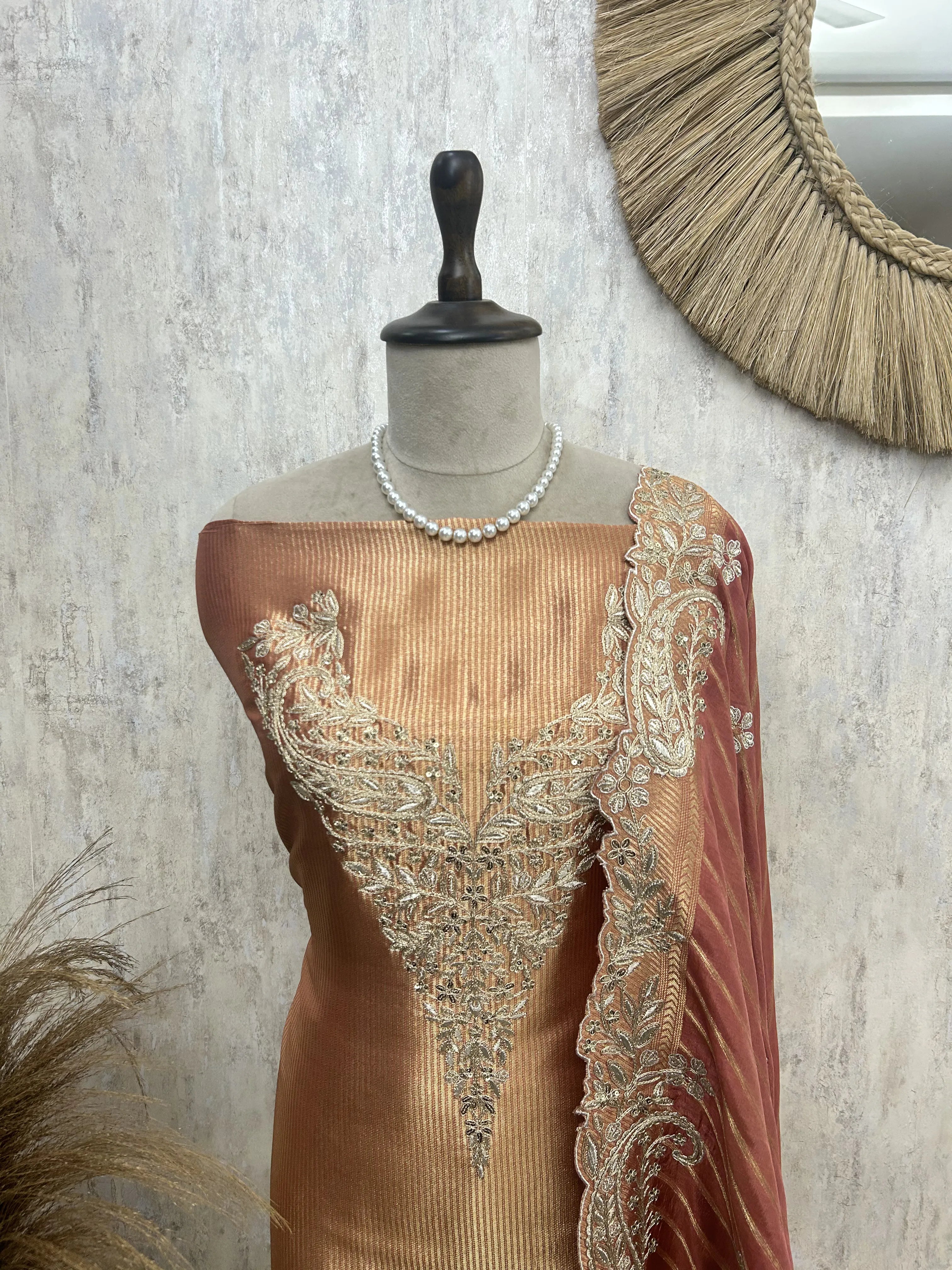 Vintage Tissue Unstitched suit