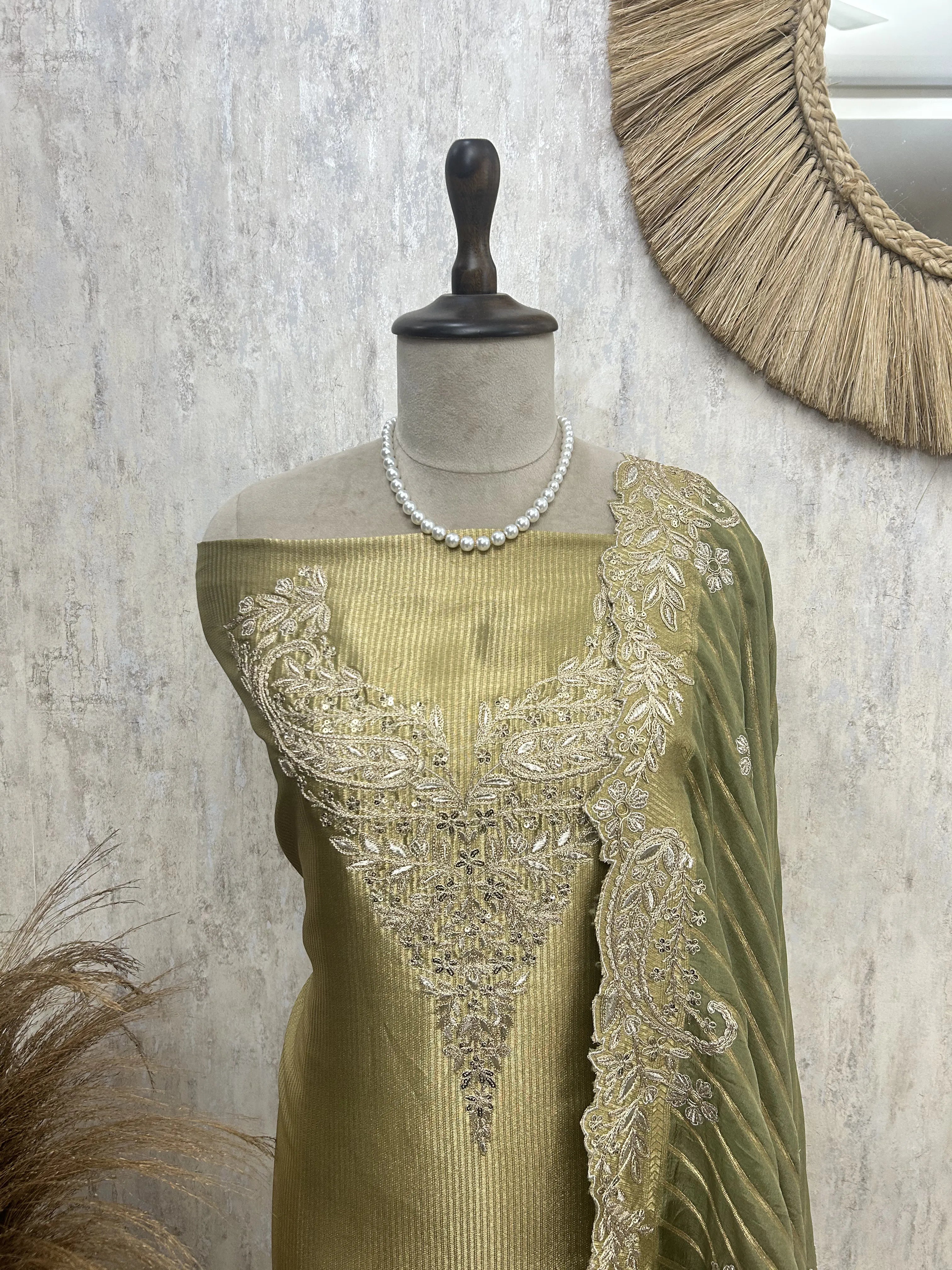 Vintage Tissue Unstitched suit