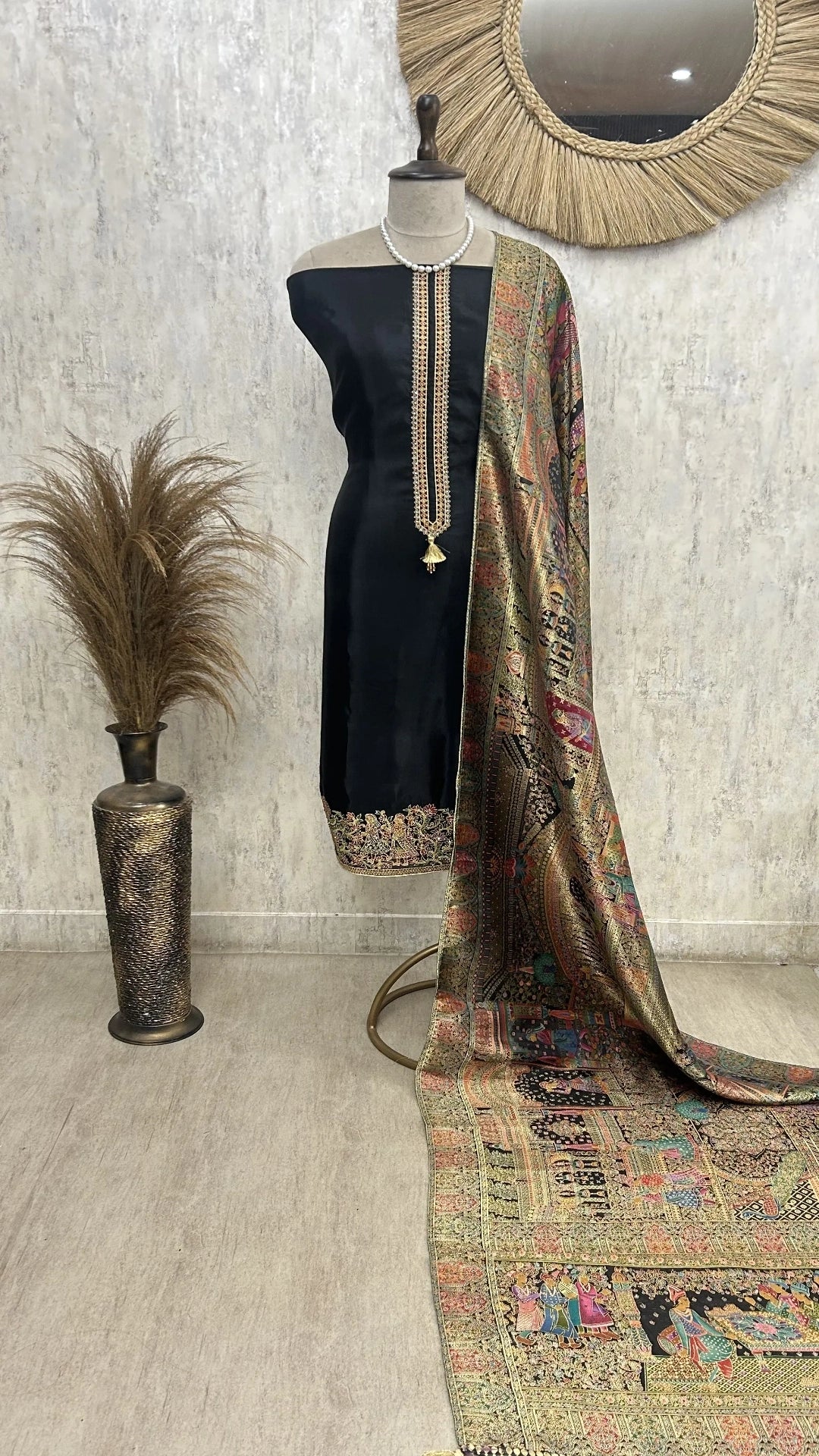 Royale Silk Unstitched with Position print