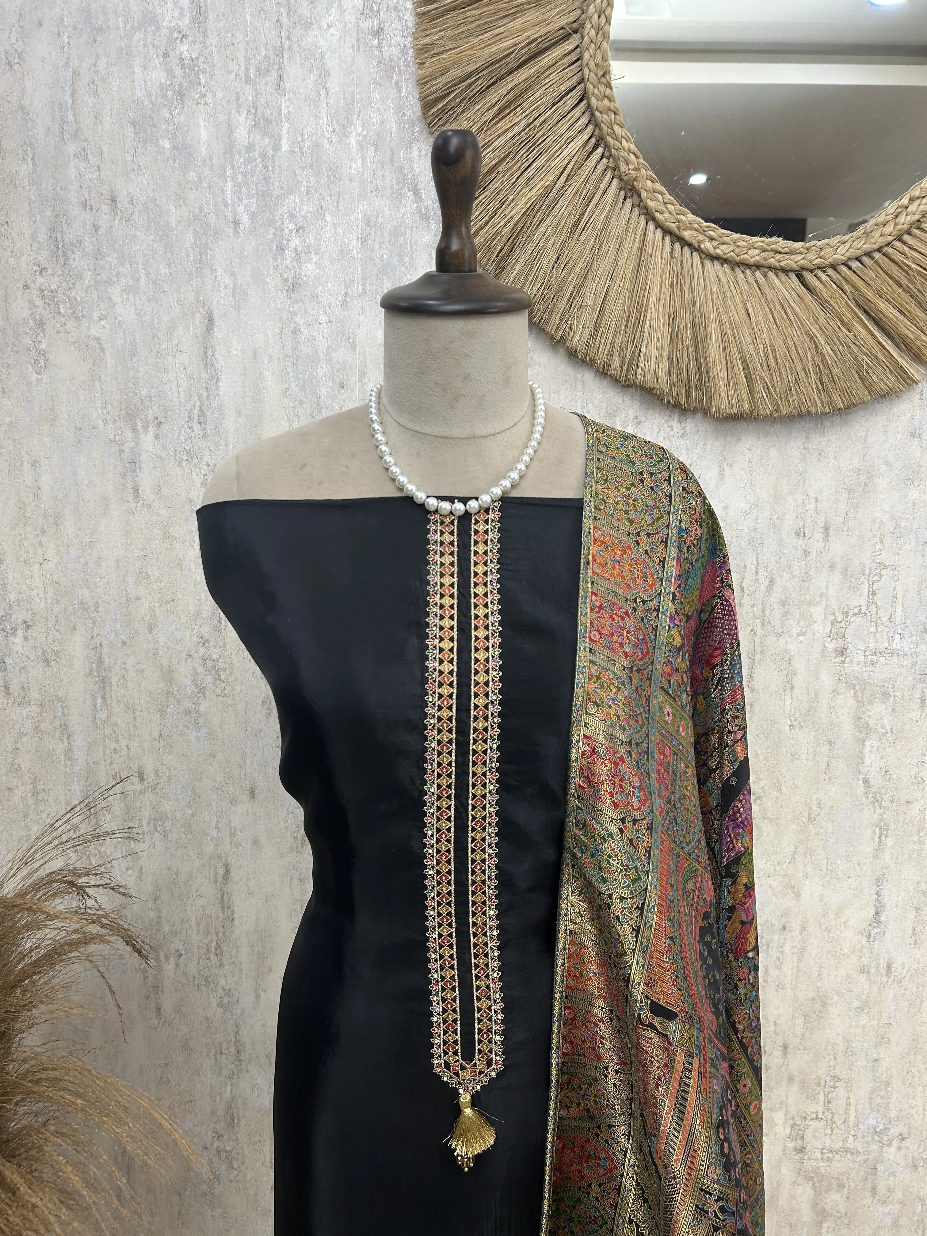 Royale Silk Unstitched with Position print