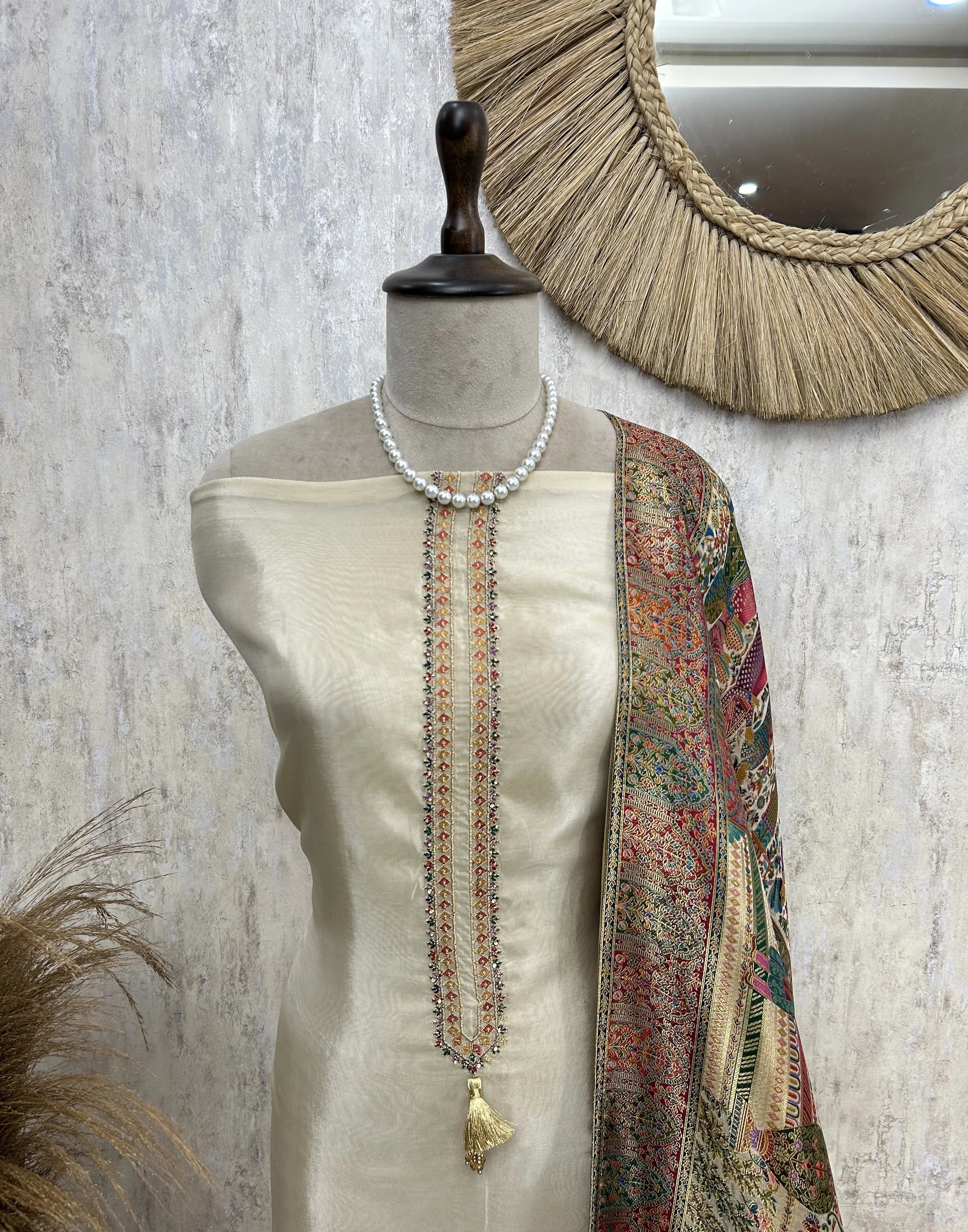 Royale Silk Unstitched with Position print