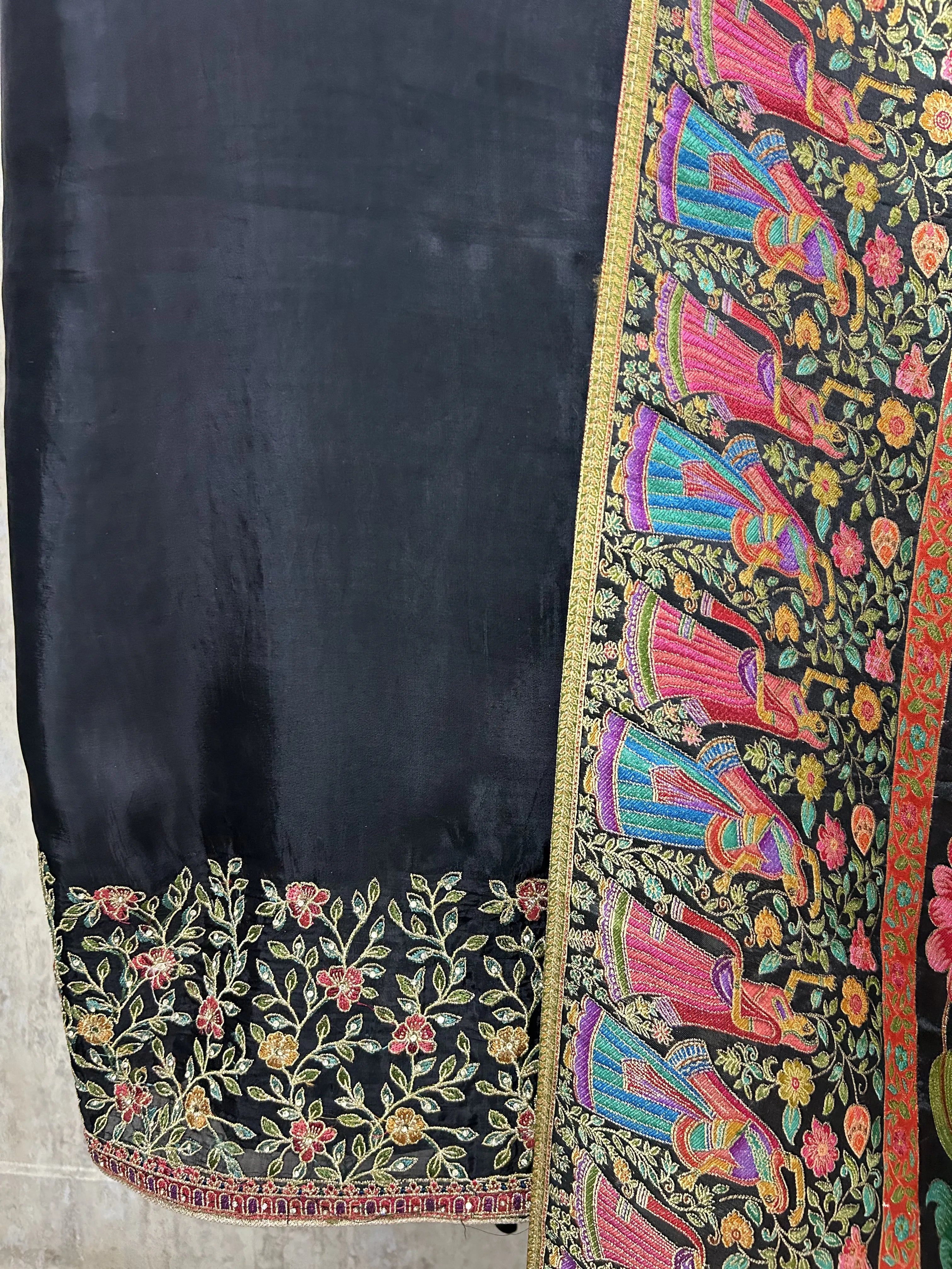 Royale Opada silk Unstitched Suit Set