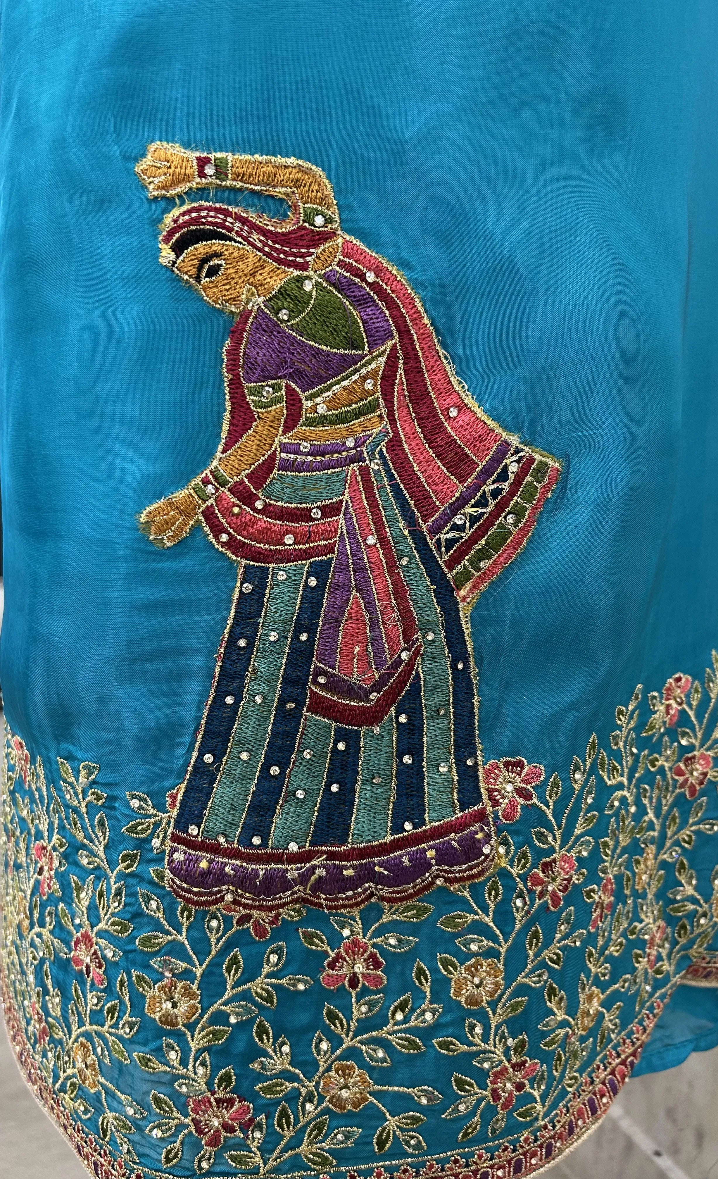 Royale Opada silk Unstitched Suit Set