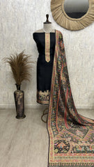 Rajwada Elegance Silk Unstitched Suit